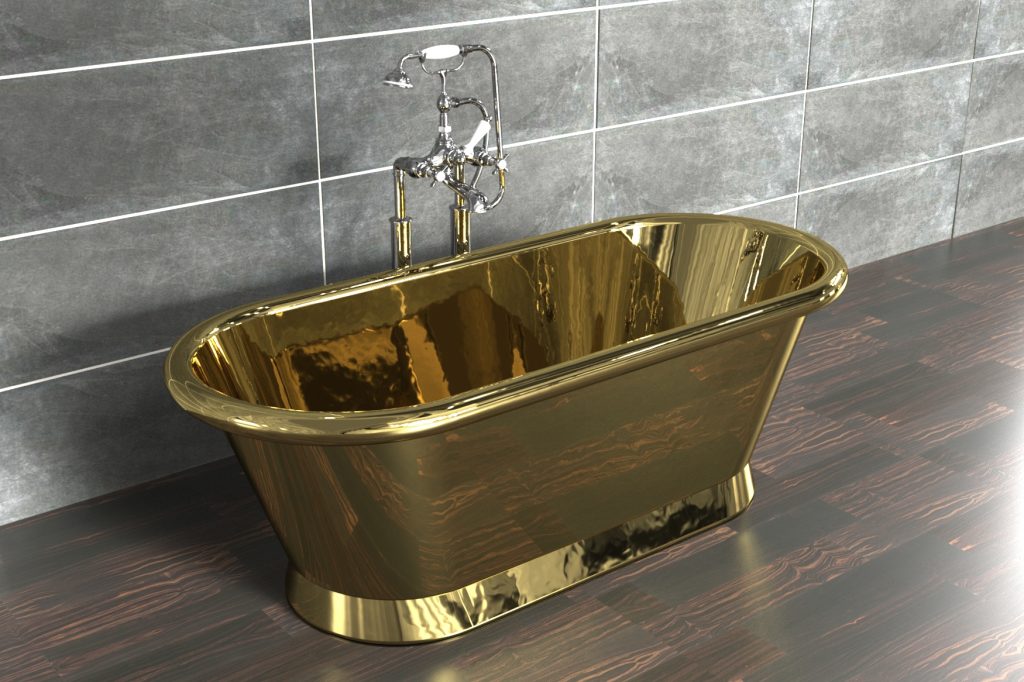 Brass Aequs Freestanding Bath