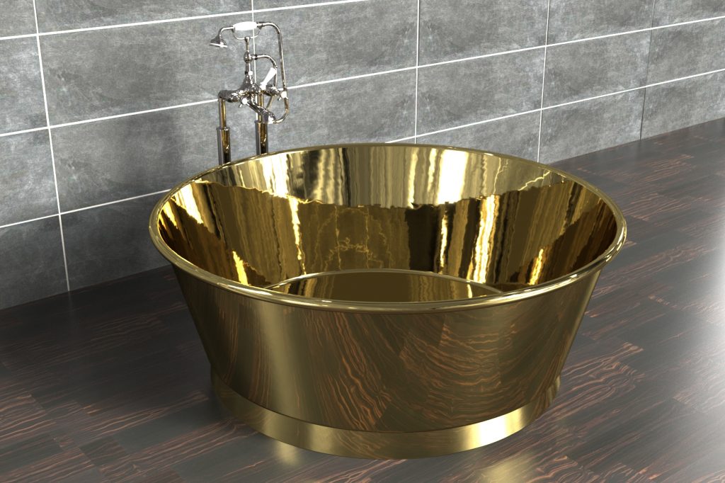 Brass Rotundus Bath
