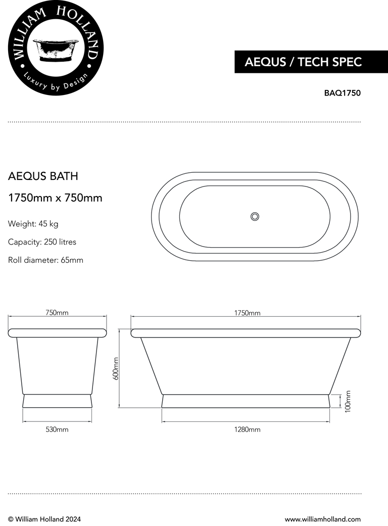 Aequs bath Spec