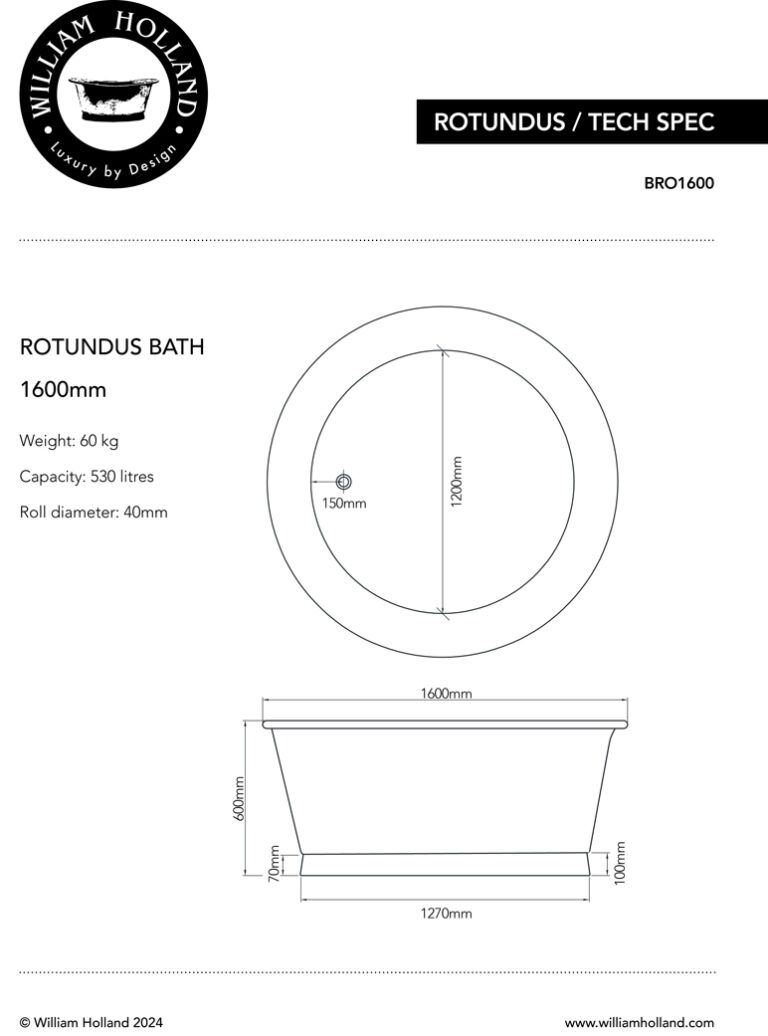 Rotundus Bath Spec