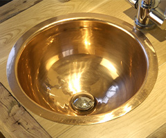 brass basin by William Holland