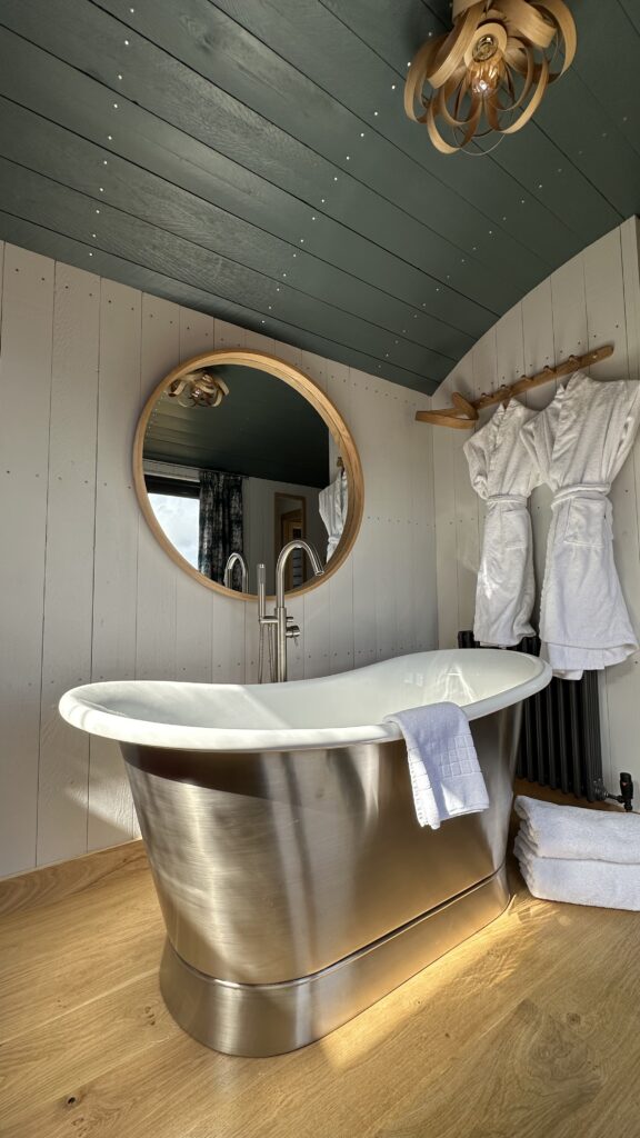 Shepherds Huts and Copper Baths